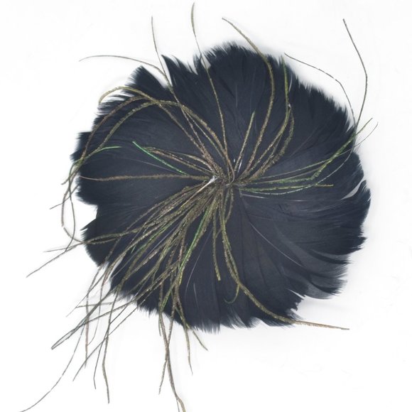 *LAST CHANCE* GWP - Black Feather Hairclip or Brooch - Picture 1 of 1